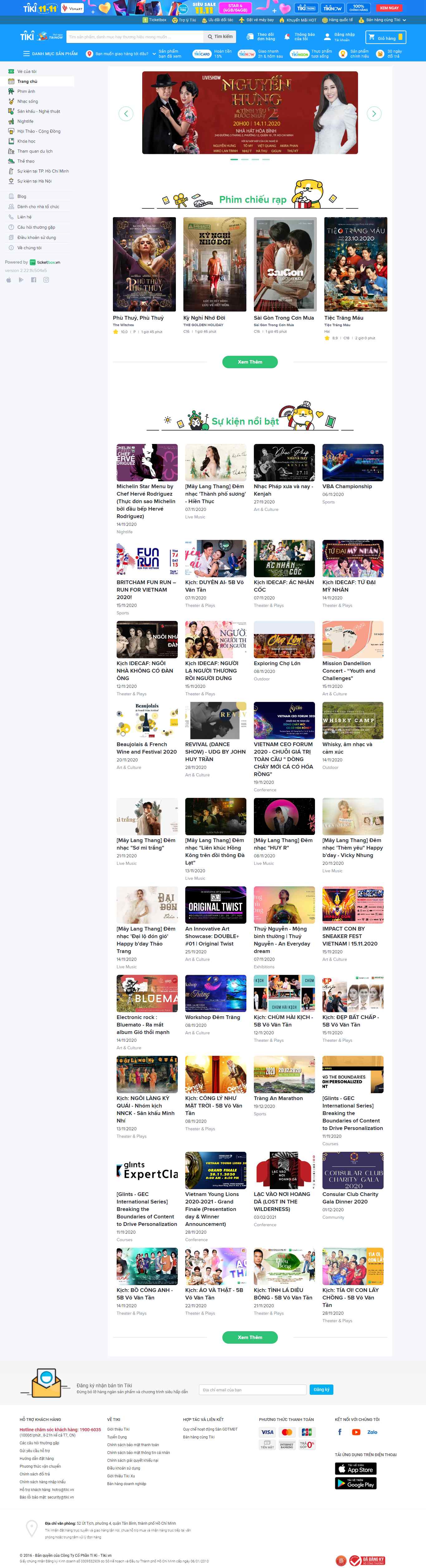 Thiết kế Web tiki tiki.vn