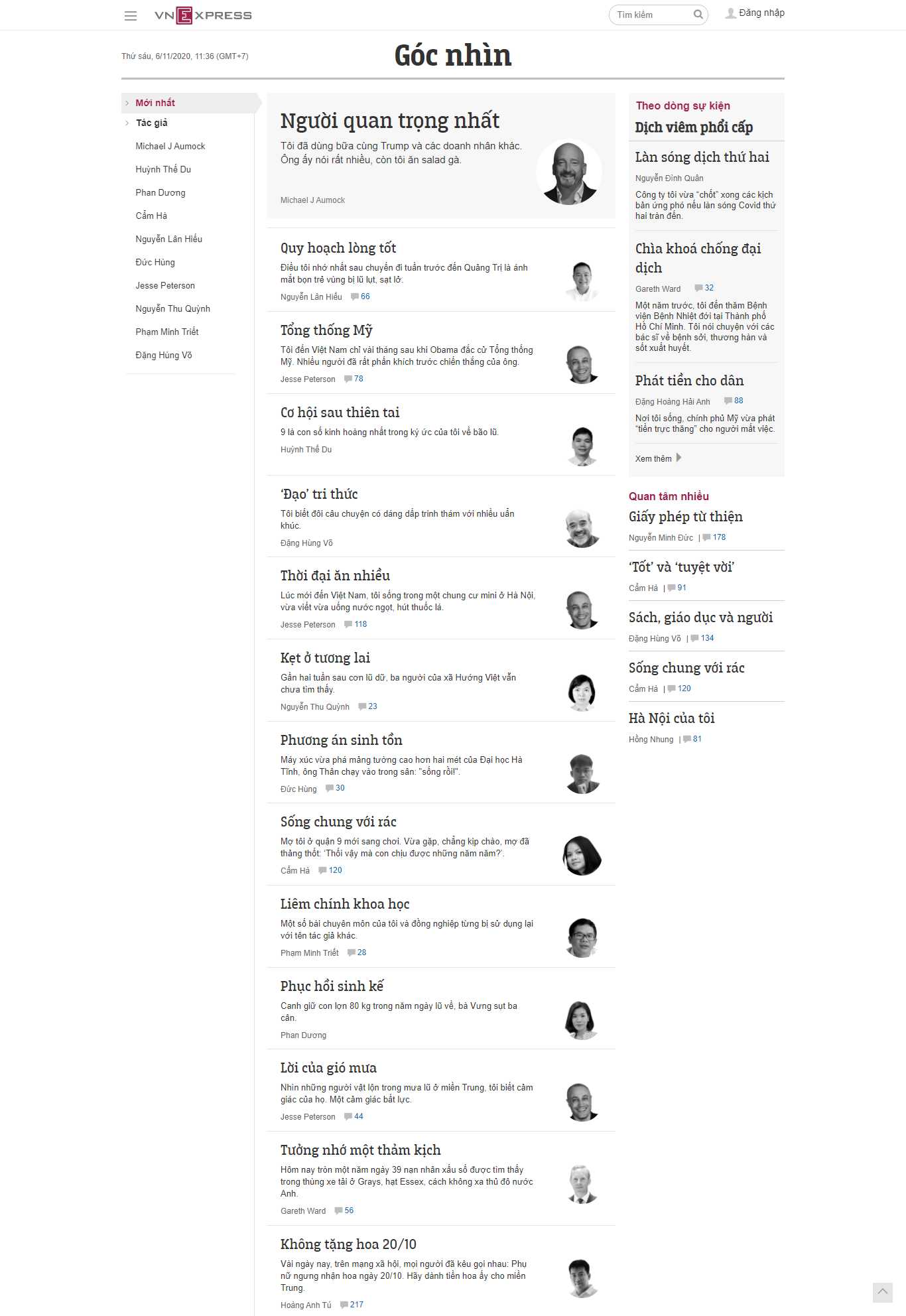 Thiết kế Web vnexpress vnexpress.net