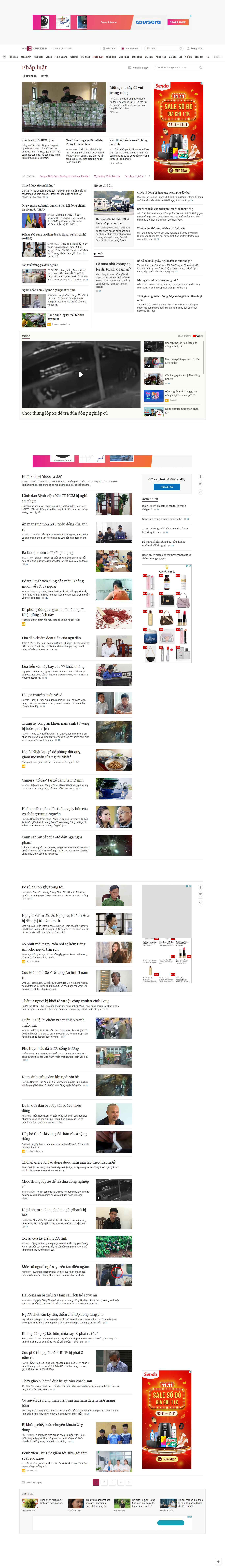 Thiết kế Web vnexpress vnexpress.net