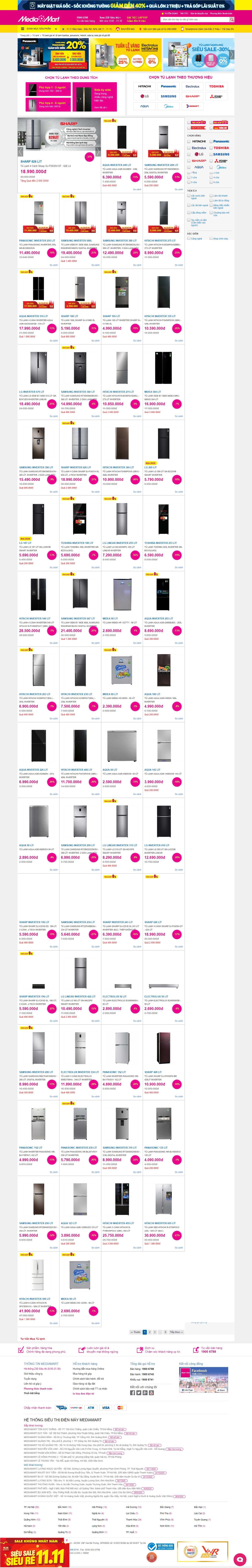 Thiết kế Web điện máy mediamart.vn