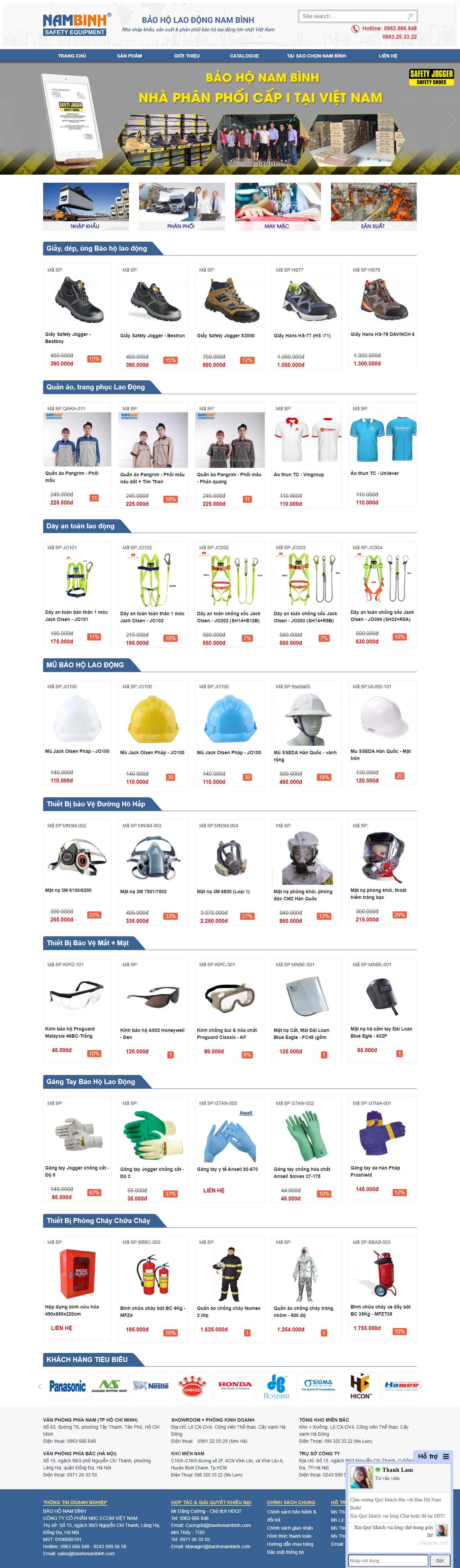 Thiết kế Web báo hộ lao động baohonambinh.vn