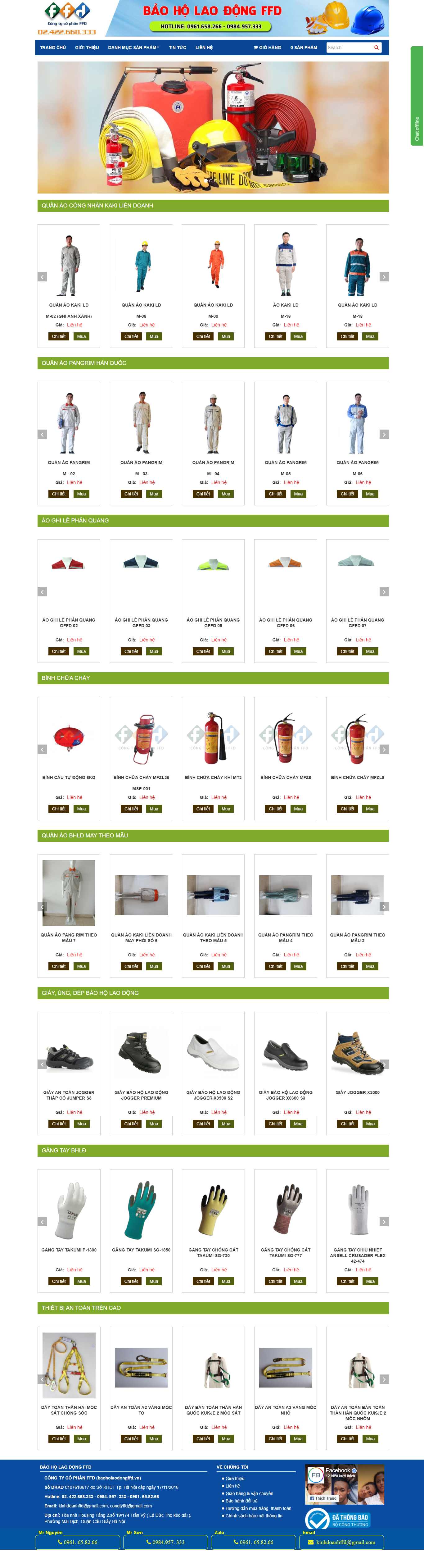 Thiết kế Web báo hộ lao động baoholaodongffd.vn