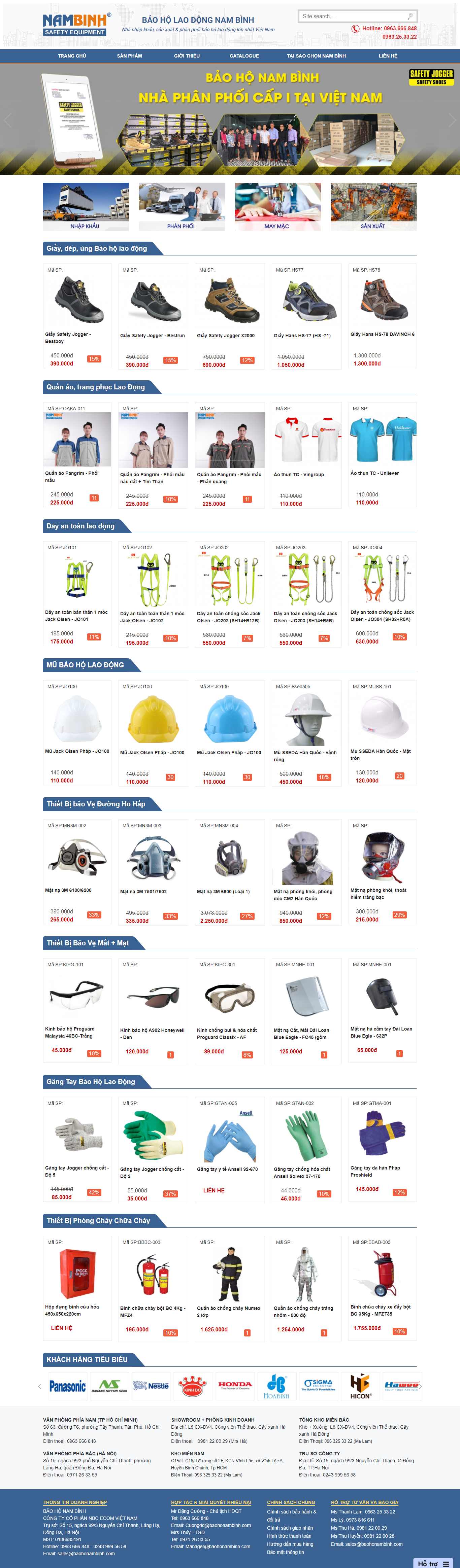 Thiết kế Web báo hộ lao động baohonambinh.vn