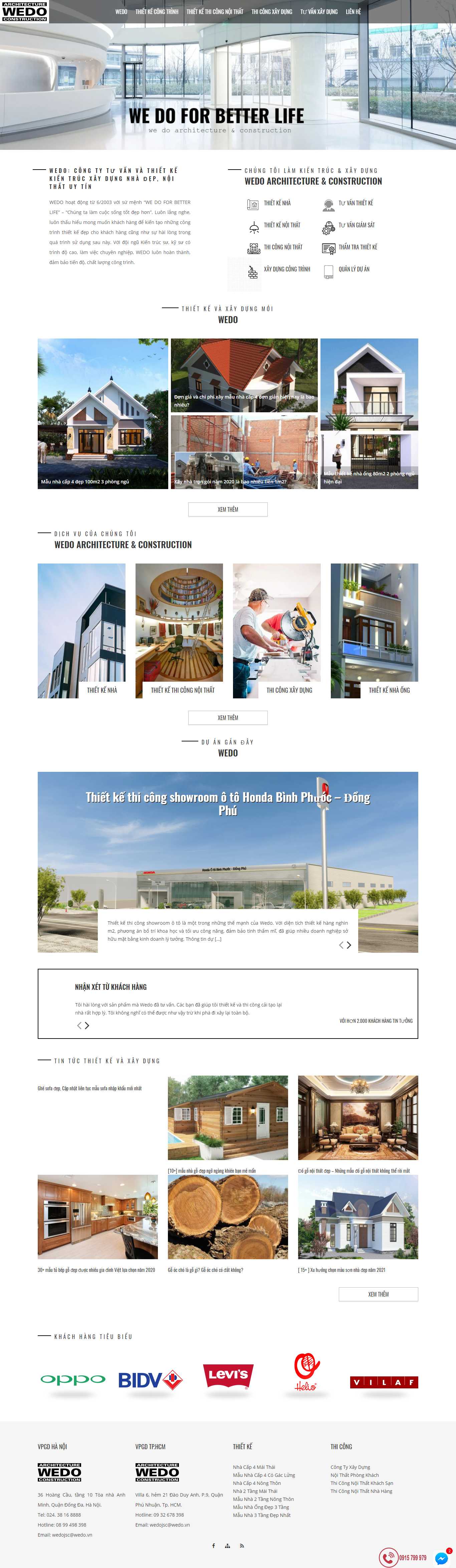 Thiết kế Web công nghiệp wedo.vn