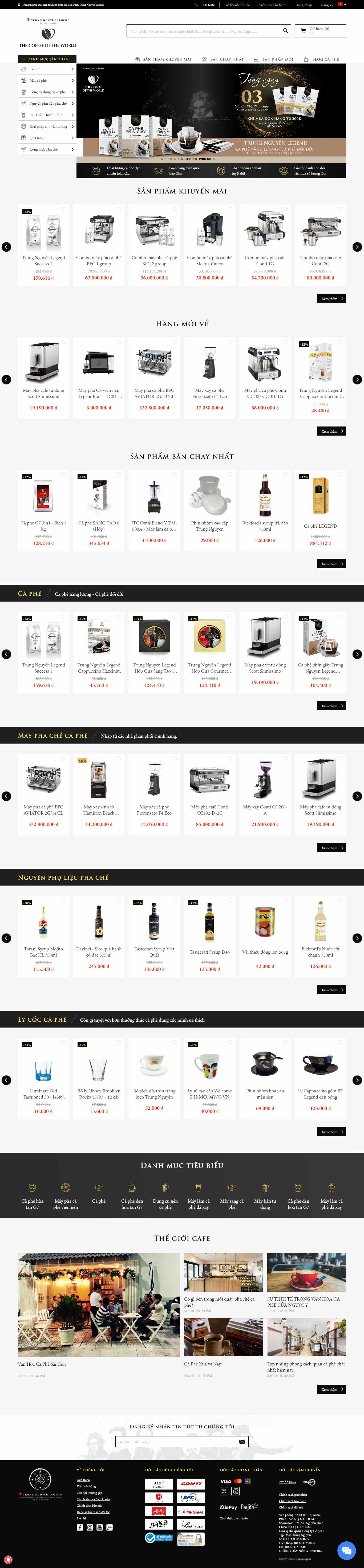 Thiết kế Web cafe cafe.net.vn