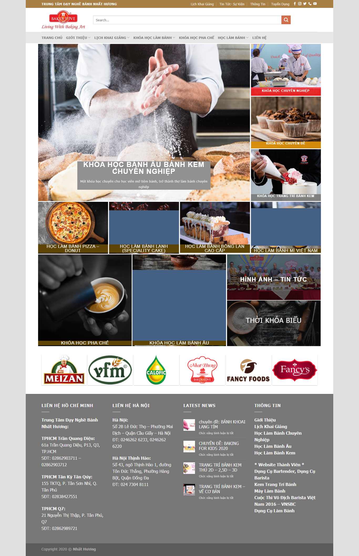 Thiết kế Web dạy nấu ăn daynghebanh.vn