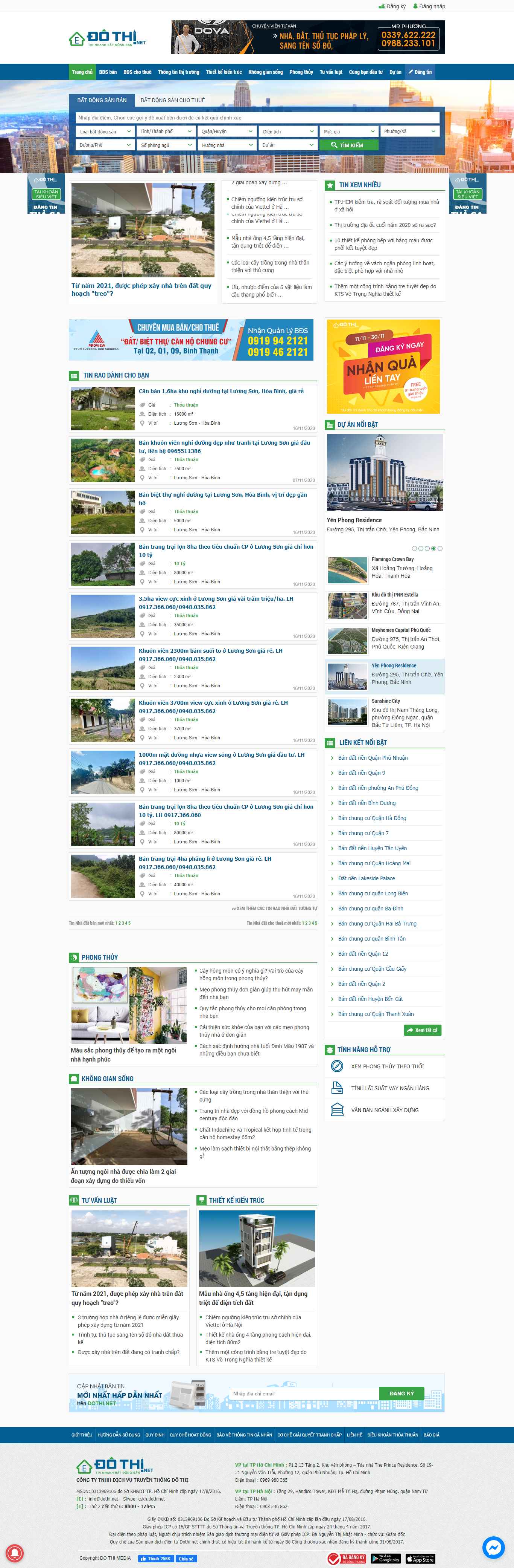 Thiết kế Web nhà vườn dothi.net