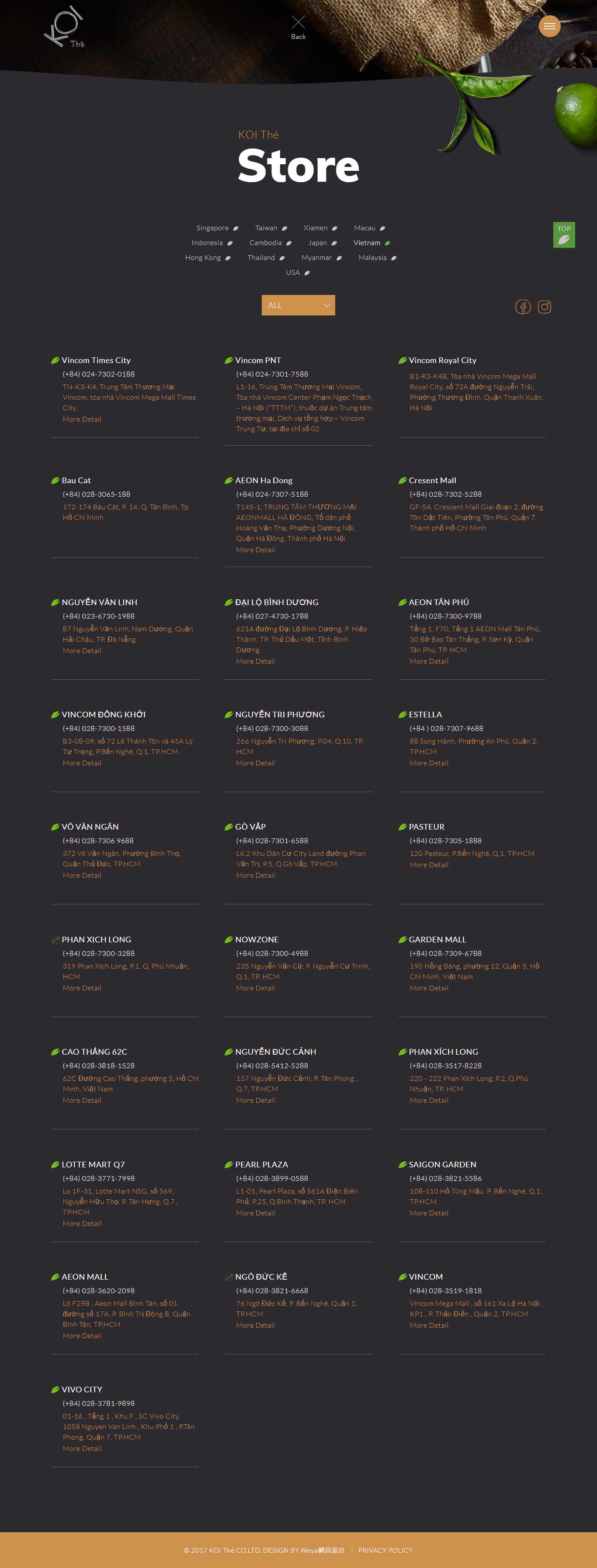 Thiết kế Web quán trà chanh koithe.com