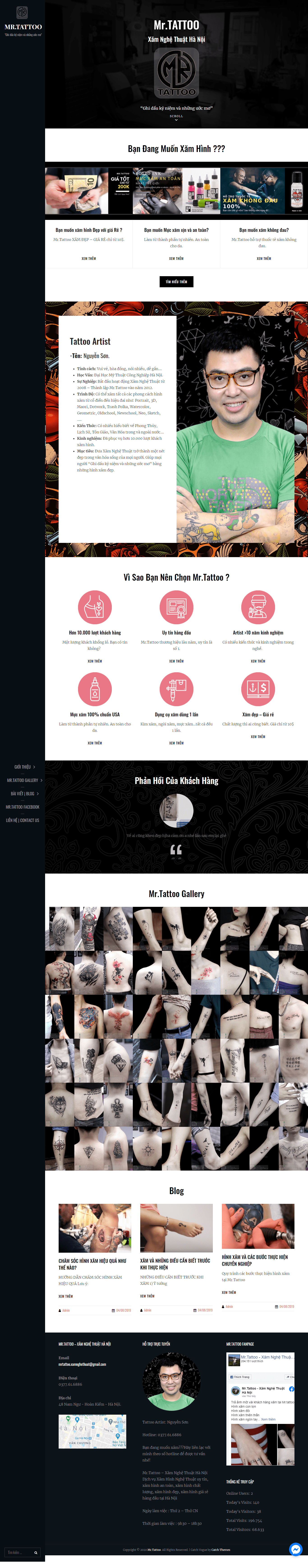 Thiết kế Web săm hình nghệ thuật xamnghethuathanoi.com