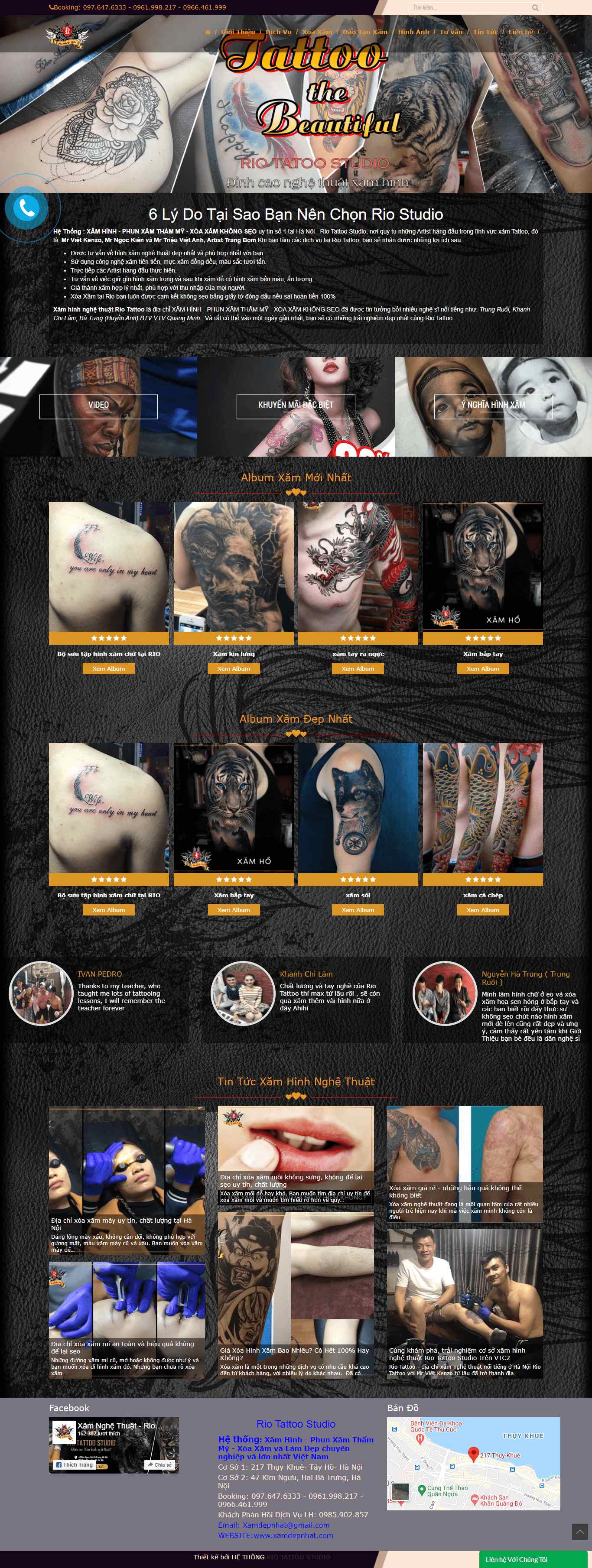 Thiết kế Web săm hình nghệ thuật xamdepnhat.com