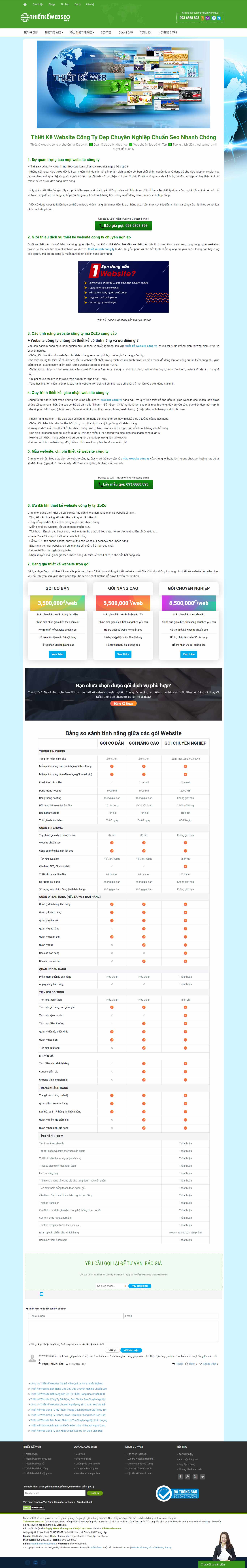 Thiết kế Web tập đoàn - tổng công ty thietkewebseo.net