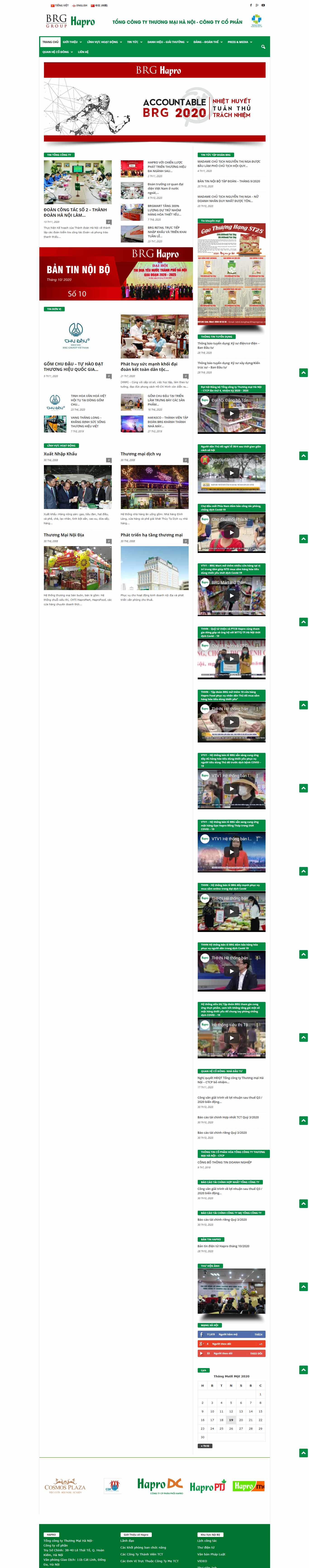 Thiết kế Web tổng công ty haprogroup.vn