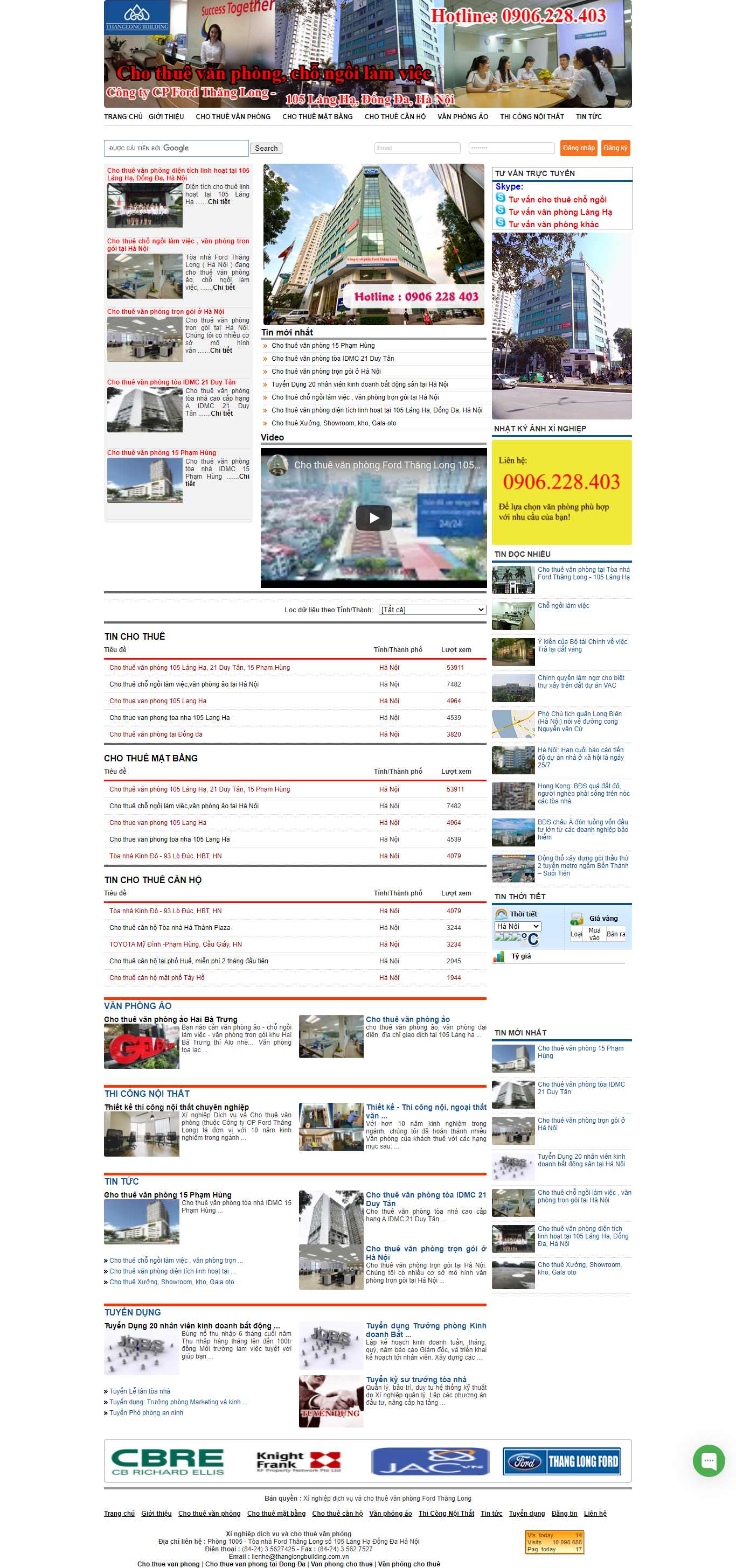 Thiết kế Web xí nghiệp vanphonghanoi.net