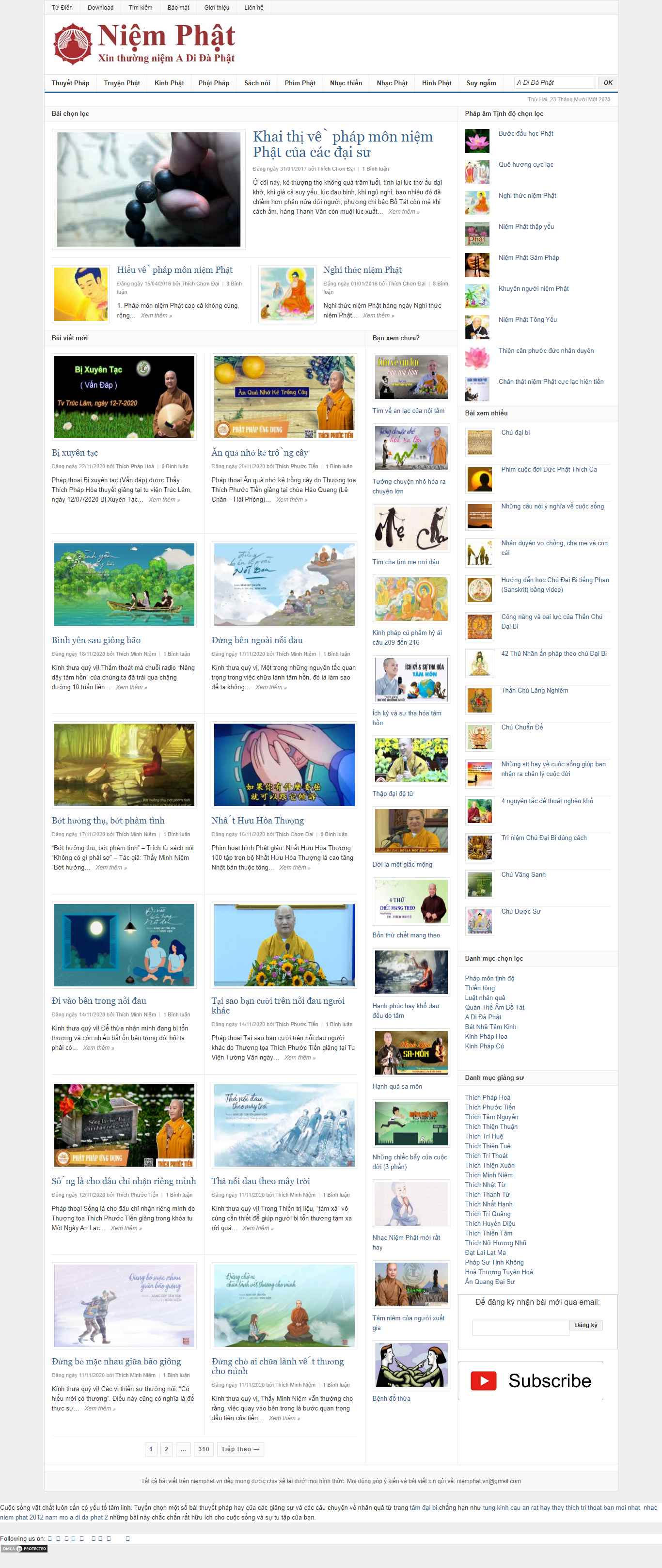 Thiết kế Web tamnguyen niemphat.vn