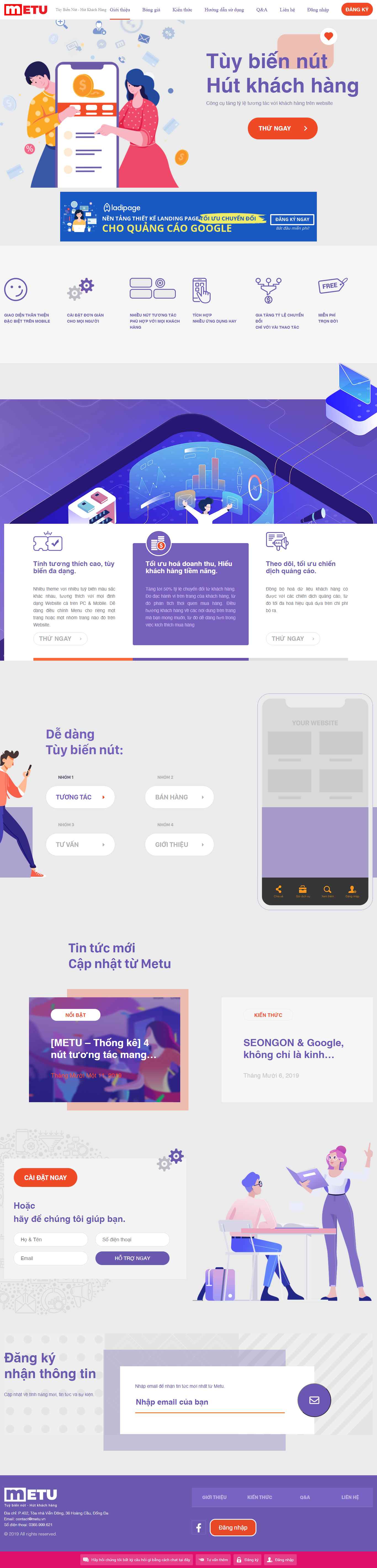 Thiết kế Web seongon metu.vn