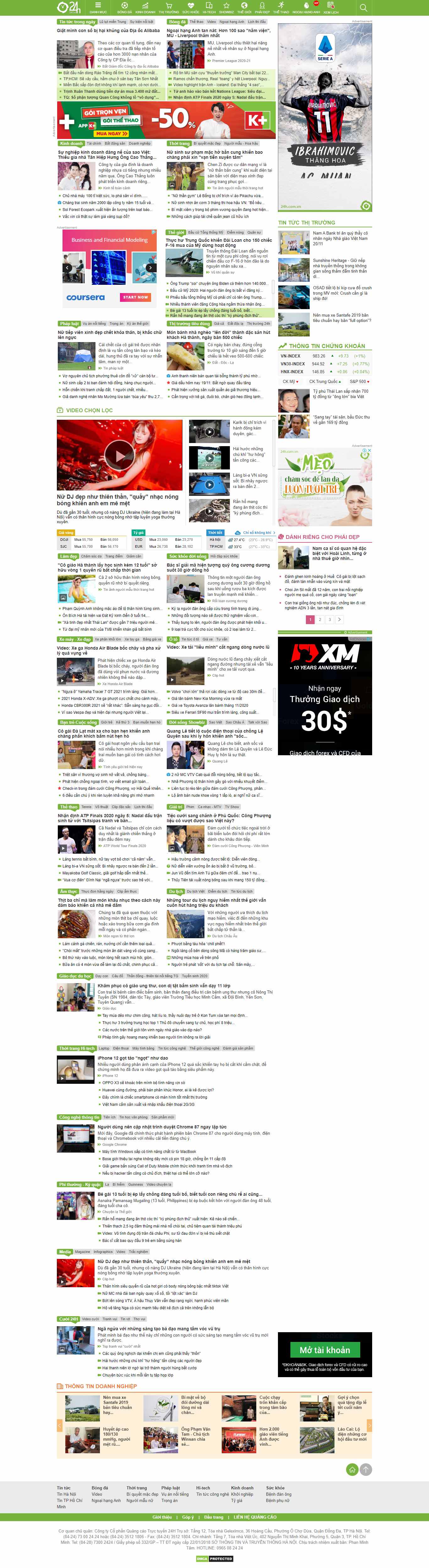 Thiết kế Web 24h 24h.com.vn