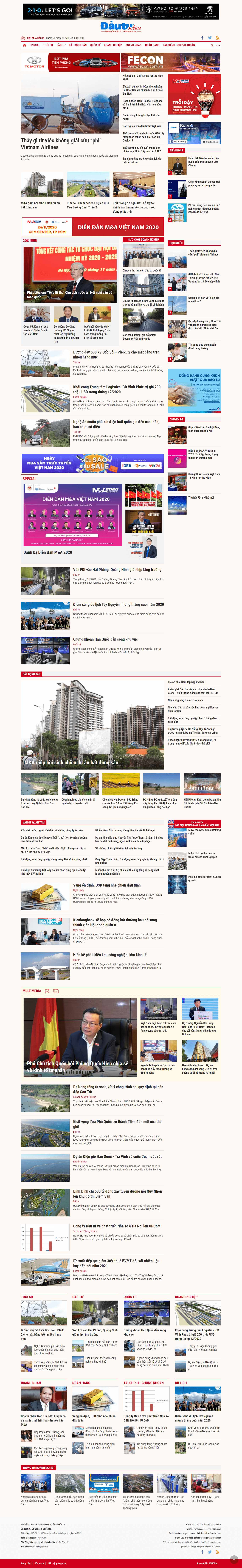 Thiết kế Web 24h baodautu.vn