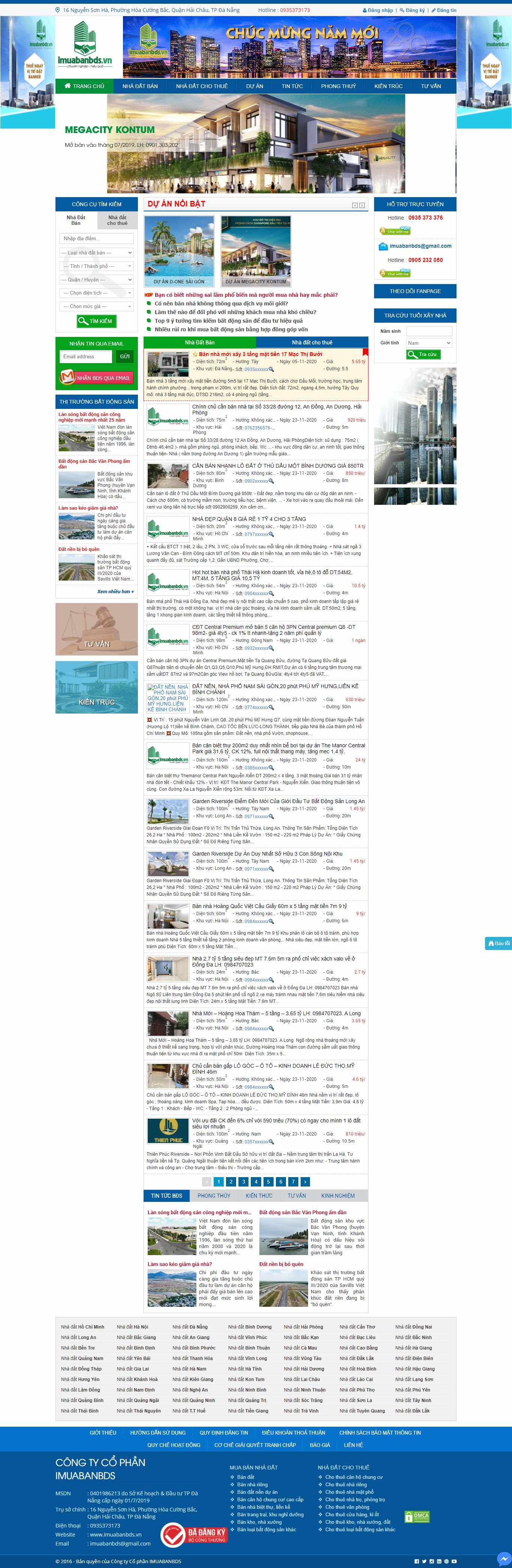 Thiết kế Web chotot imuabanbds.vn