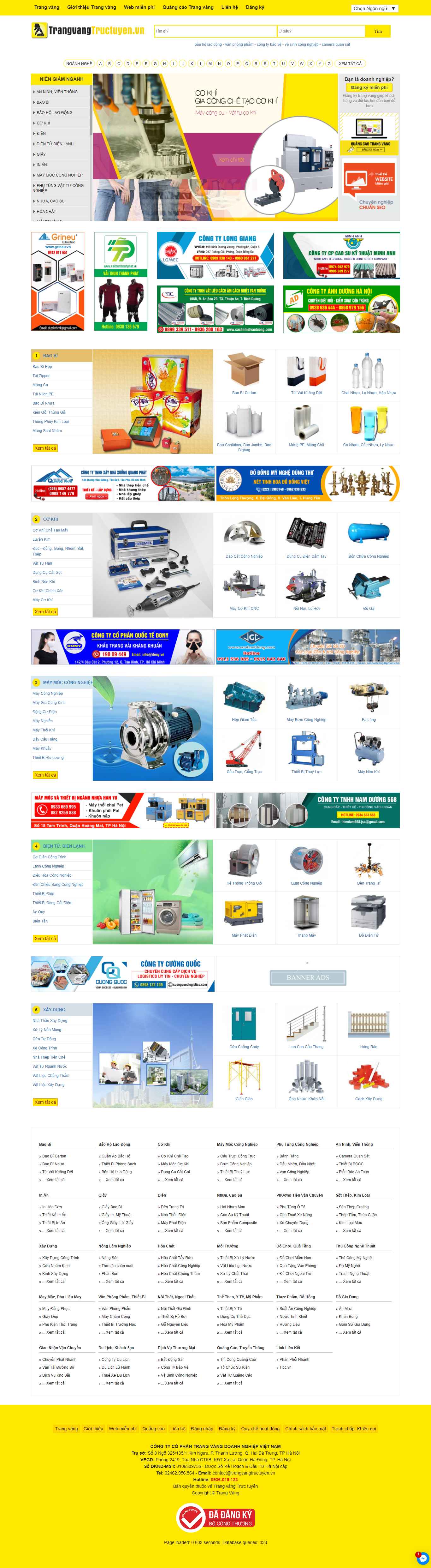 Thiết kế Web baophat trangvangtructuyen.vn