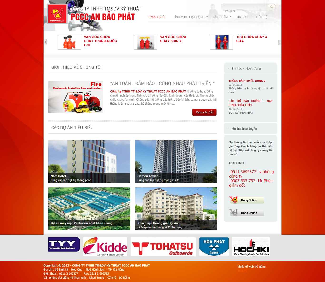 Thiết kế Web baophat anbaophat.vn