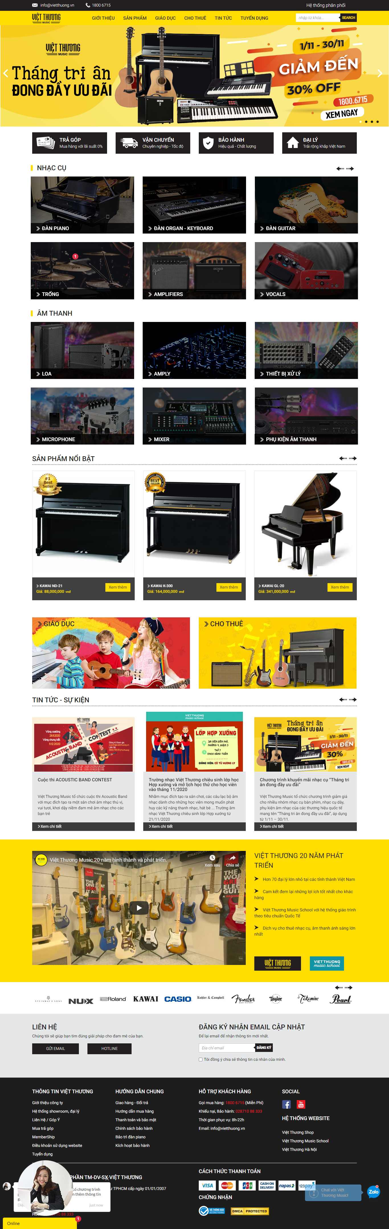 Thiết kế Web giaidieu vietthuong.vn