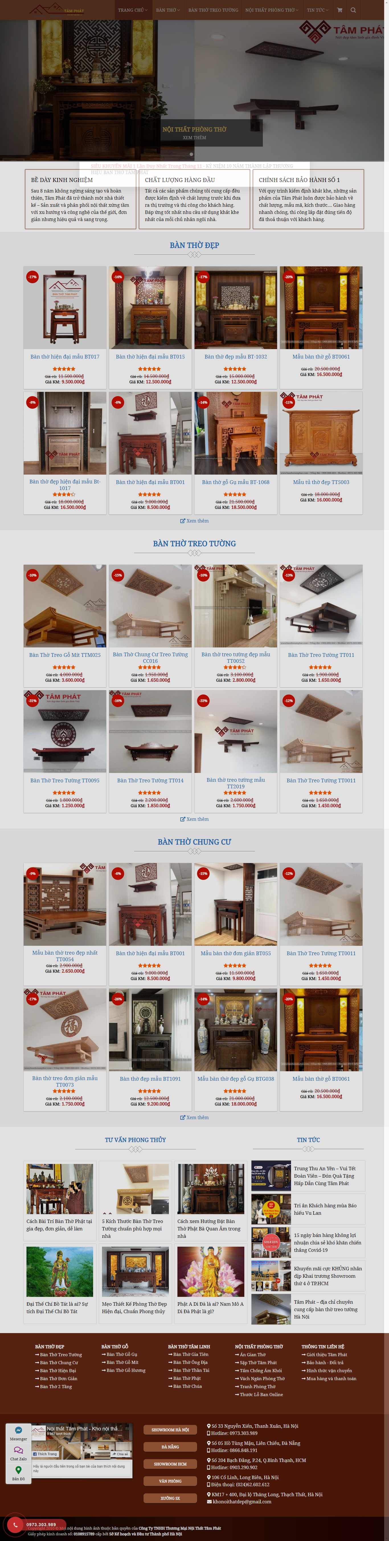 Thiết kế Web tamphat khonoithatdep.com