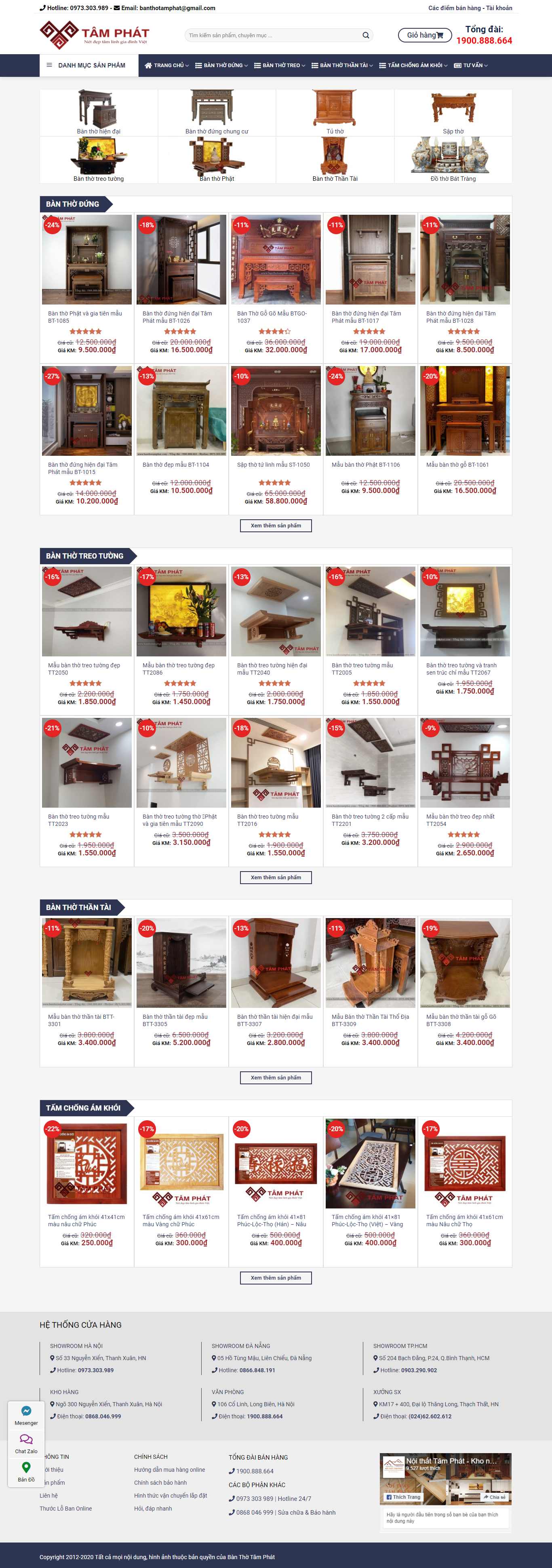 Thiết kế Web tamphat banthotamphat.com