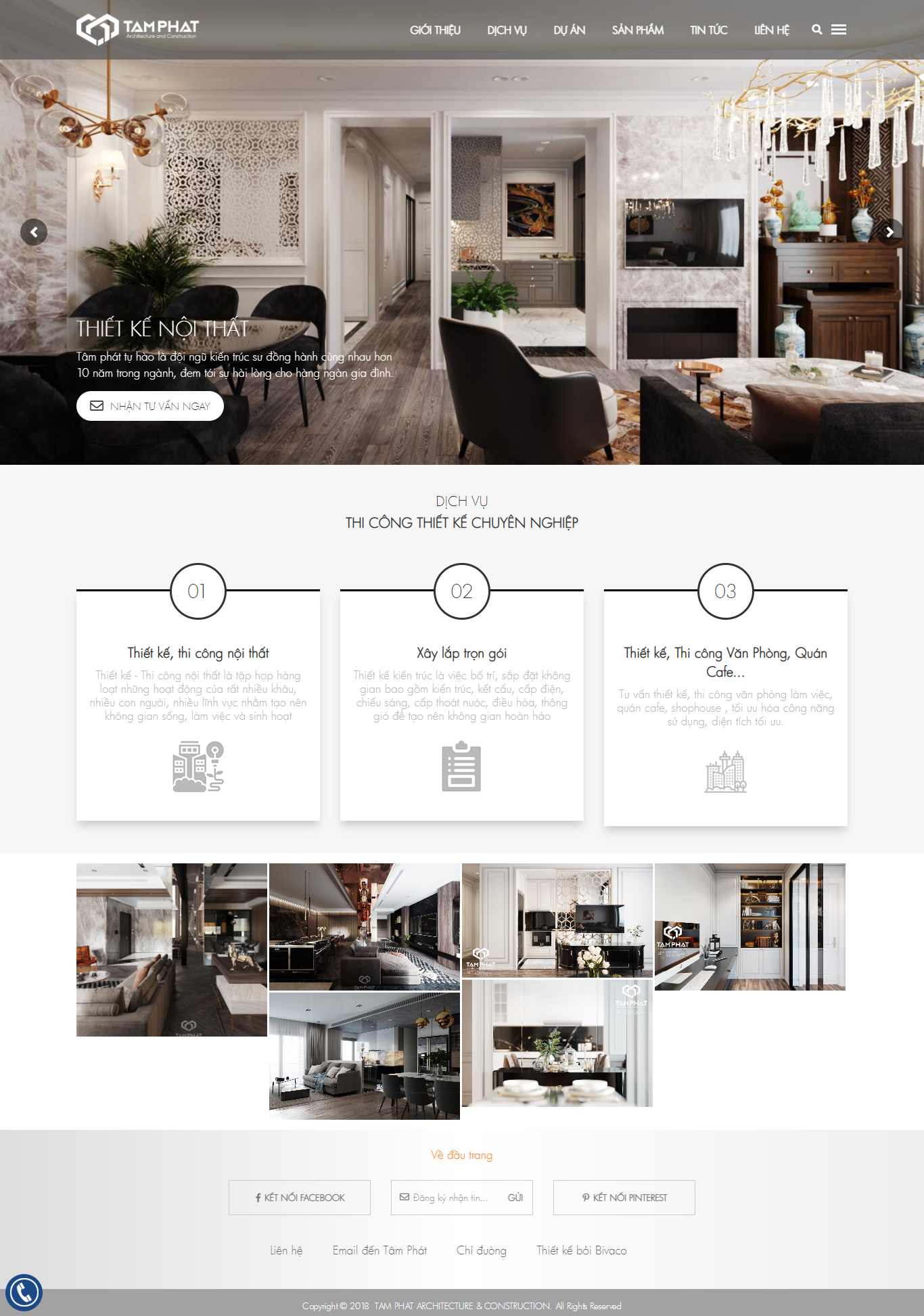 Thiết kế Web tamphat tamphatcorp.com