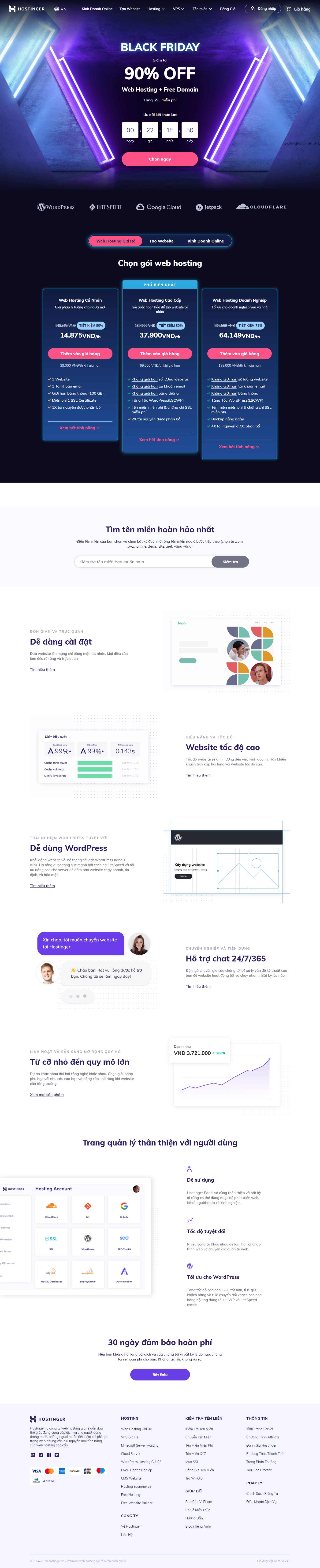 Thiết kế Web hostinger hostinger.vn