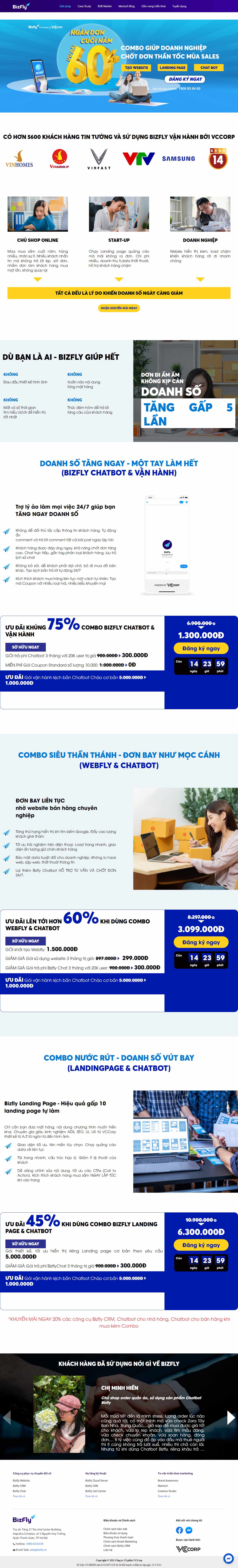 Thiết kế Web tại việt nam bizfly.vn