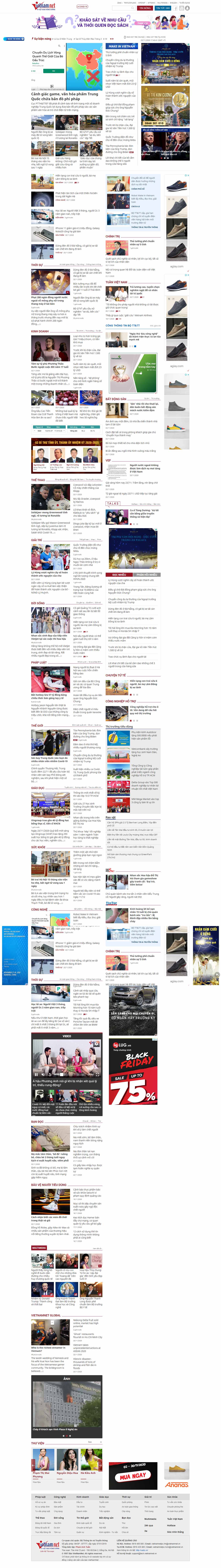 Thiết kế Web tại việt nam vietnamnet.vn