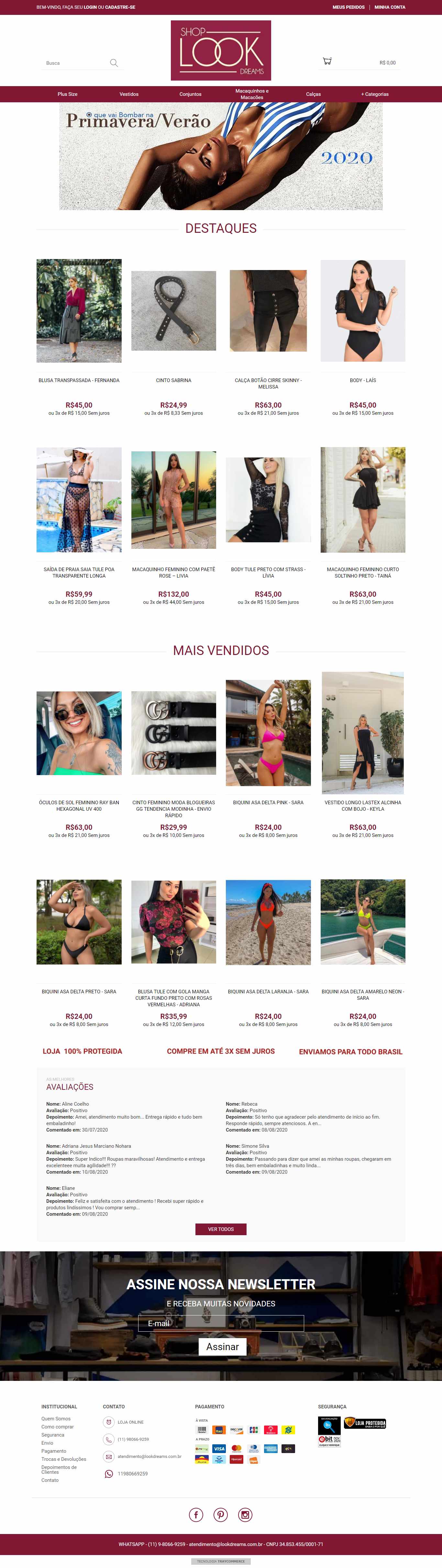 Thiết kế Web rt lookdreams.com.br