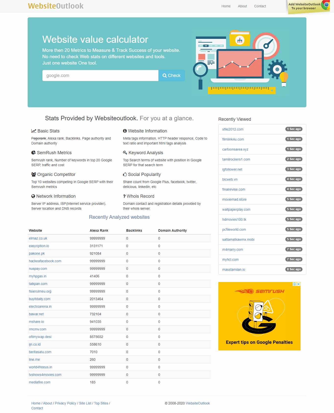 Thiết kế Web bic websiteoutlook.com