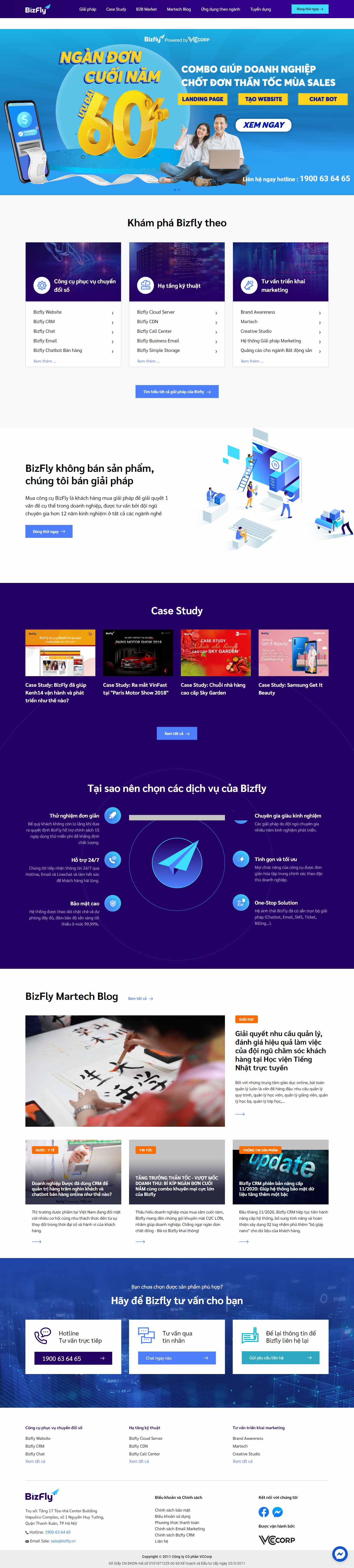 Thiết kế Web bizfly bizfly.vn