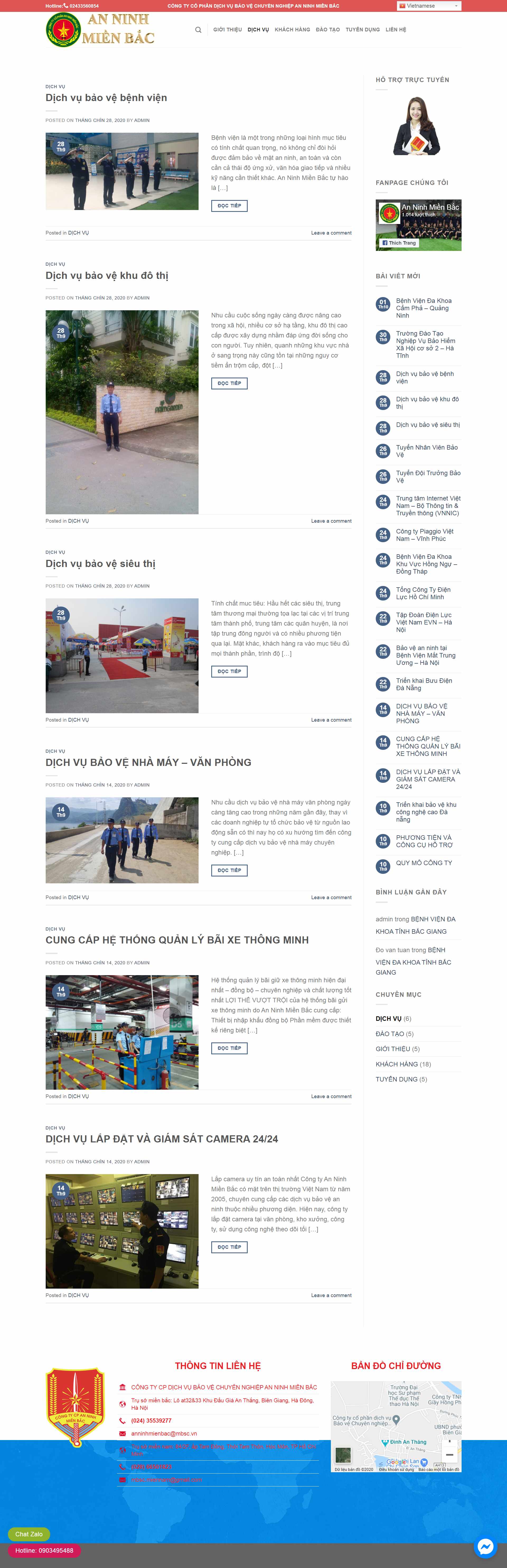 Thiết kế Web an ninh - bảo vệ mbsc.vn