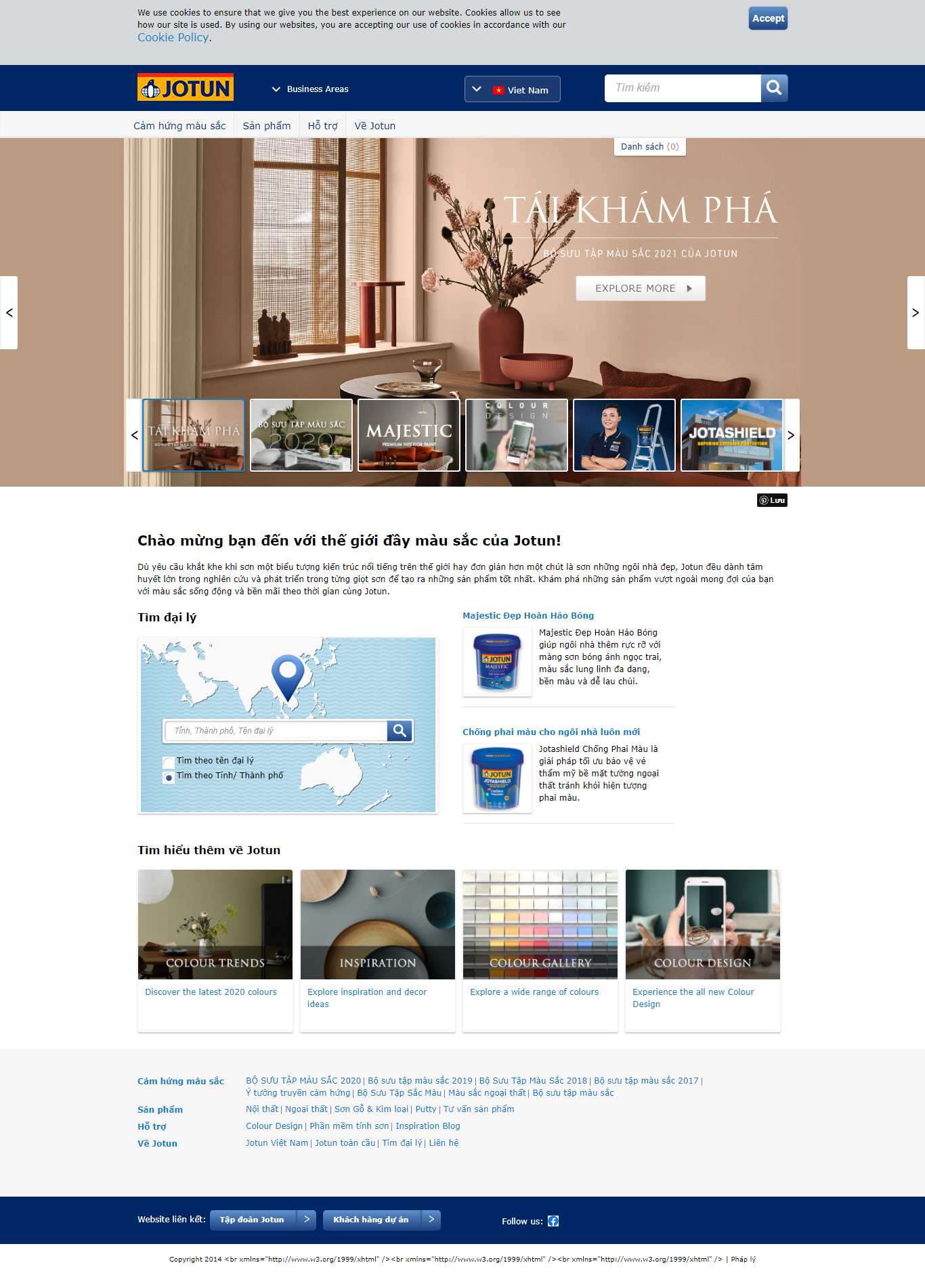 Thiết kế Web icolor jotun.com