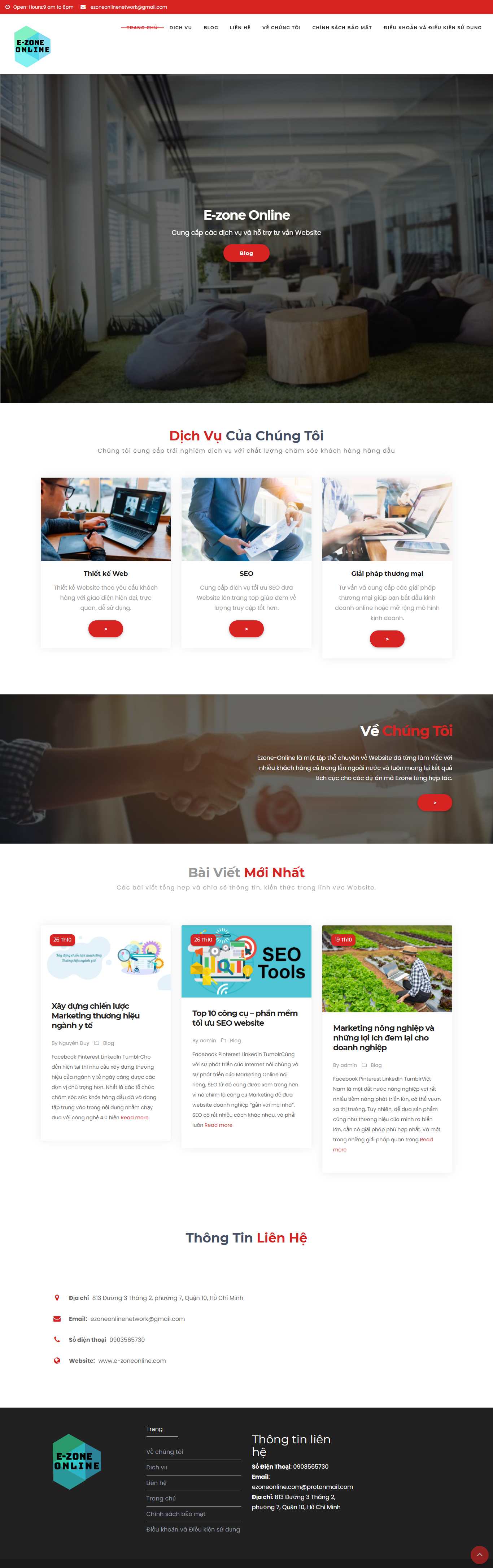 Thiết kế Web ico e-zoneonline.com