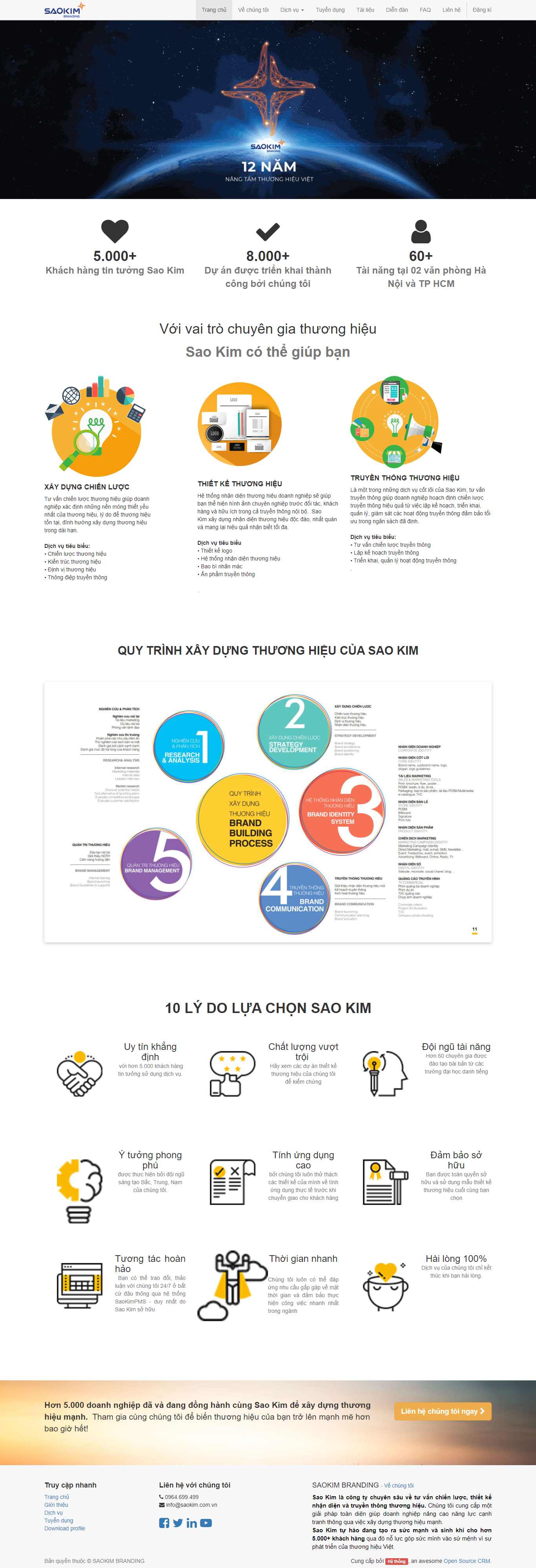 Thiết kế Web saokim saokim.net