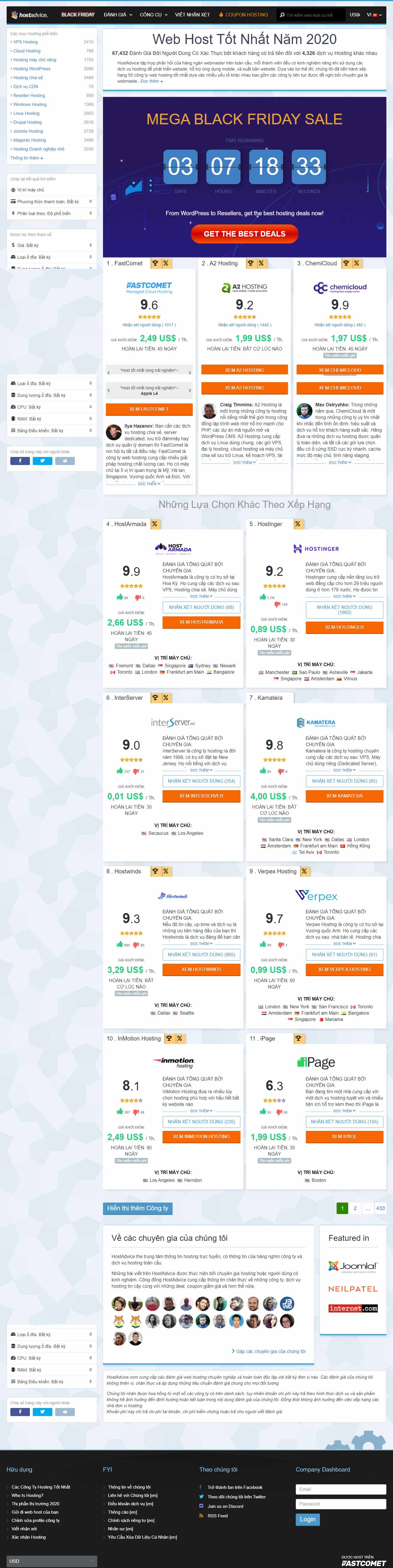 Thiết kế Web digistar vi.hostadvice.com