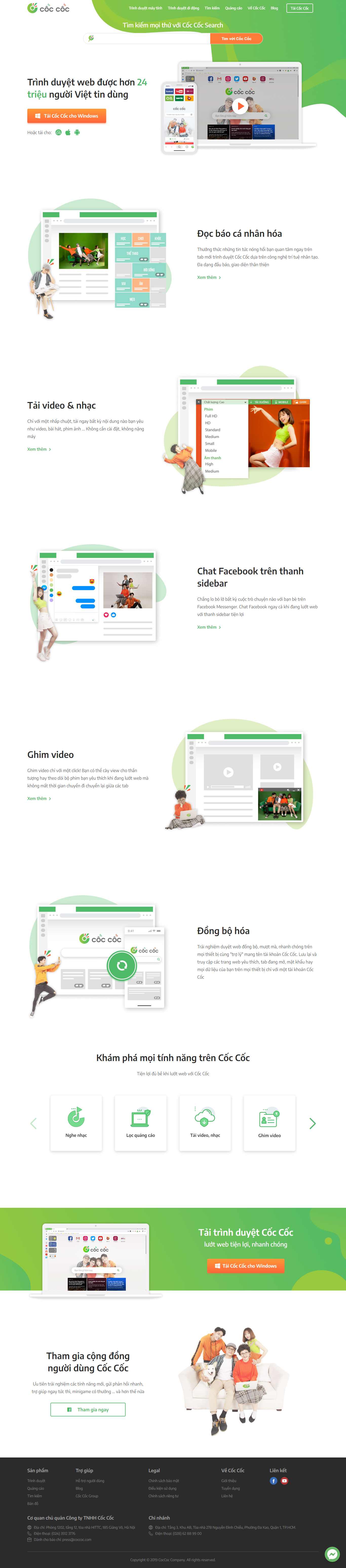 Thiết kế Web coccoc coccoc.com