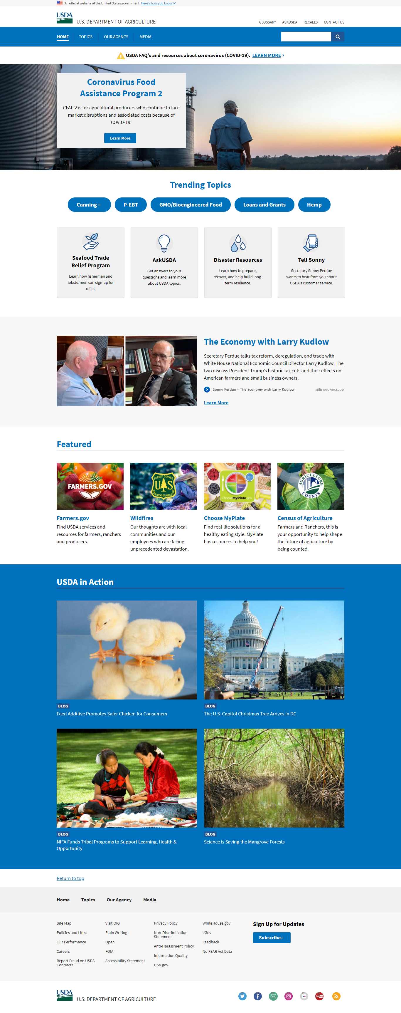 Thiết kế Web coccoc usda.gov