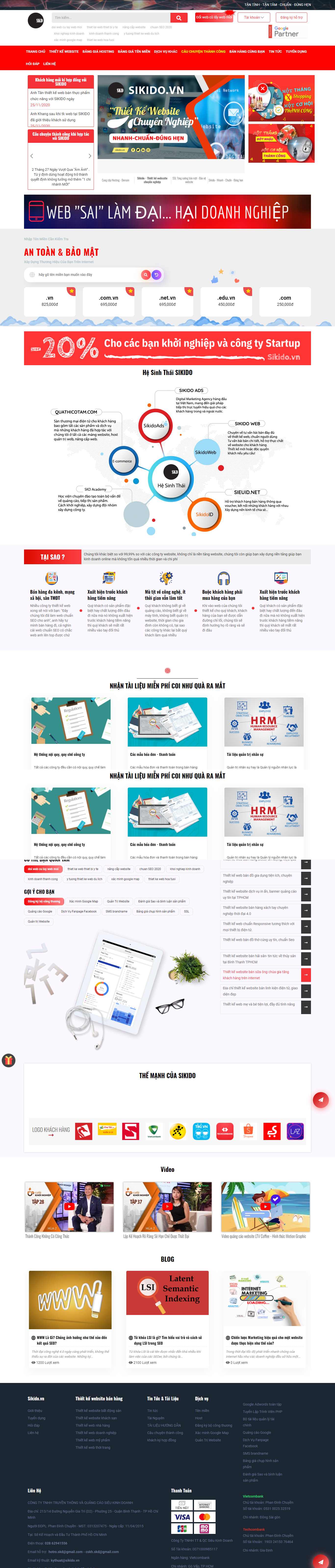 Thiết kế Web coccoc sikido.vn