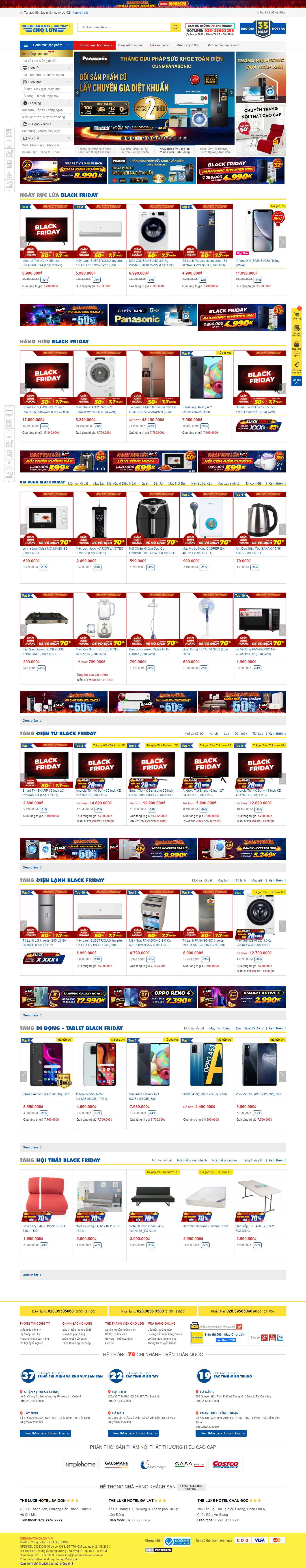 Thiết kế Web bán máy giặt dienmaycholon.vn