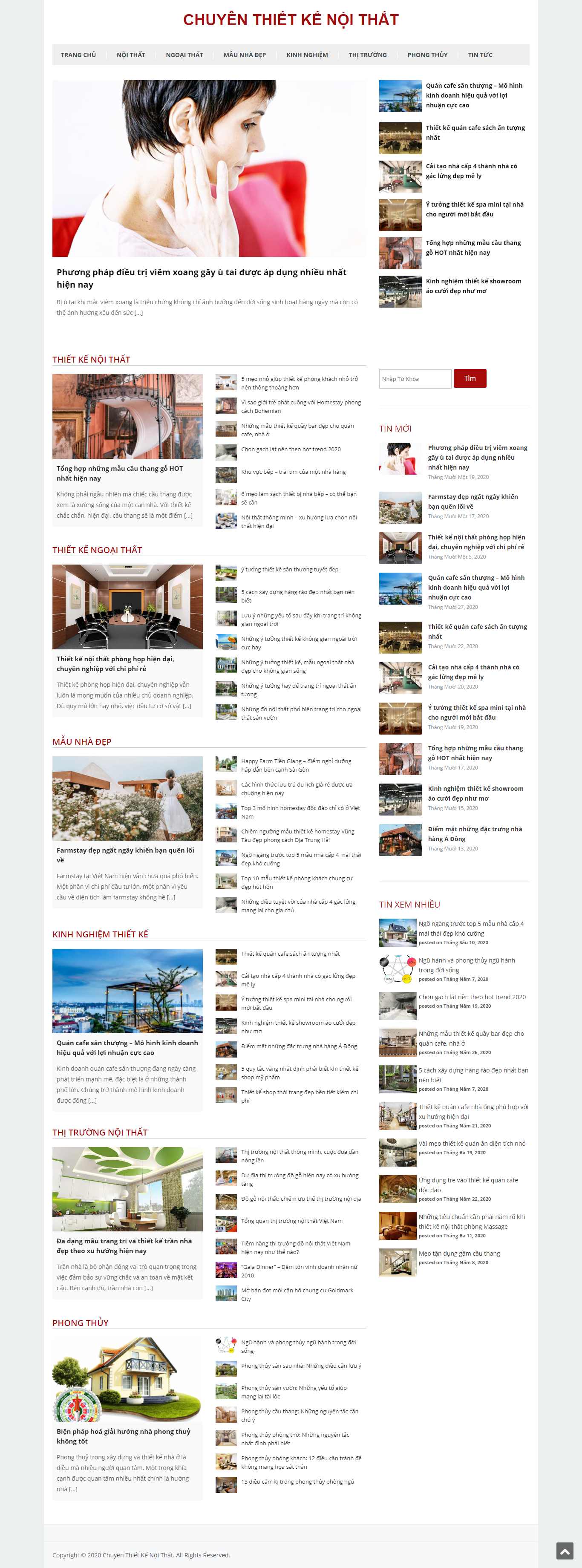 Thiết kế Web thiết kế ngoại thất viethangroup.vn