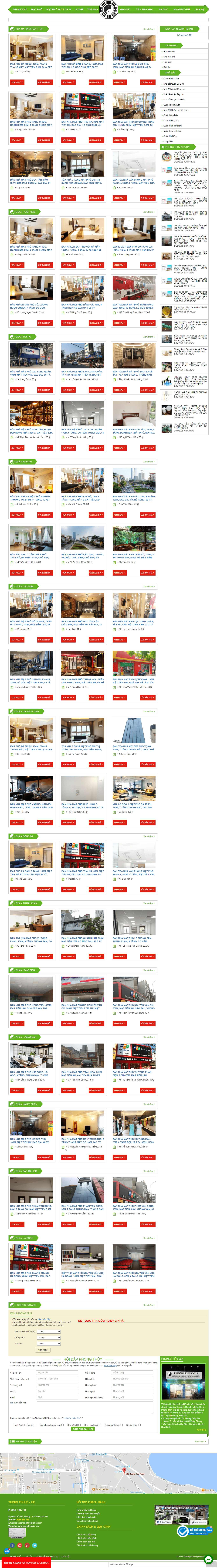 Thiết kế Web bán nhà mặt phố nhamatpho.top