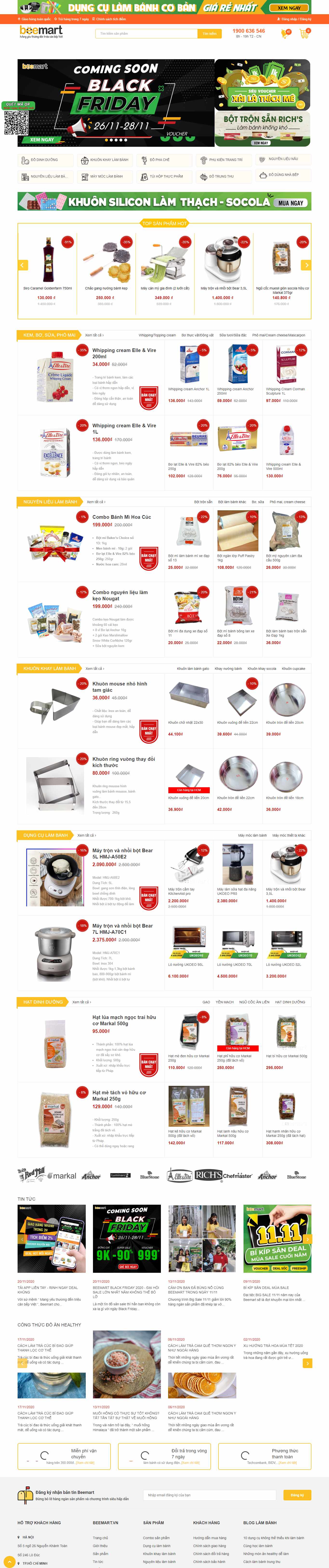 Thiết kế Web bán thạch rau câu beemart.vn