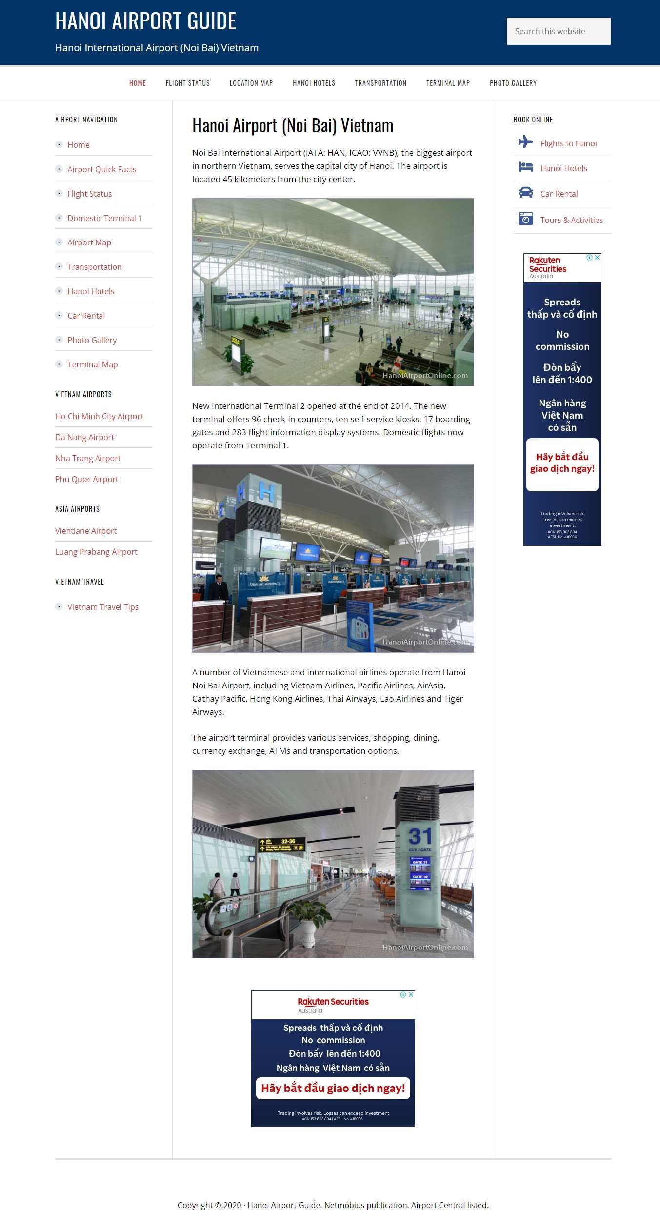 Thiết kế Web google hanoiairportonline.com