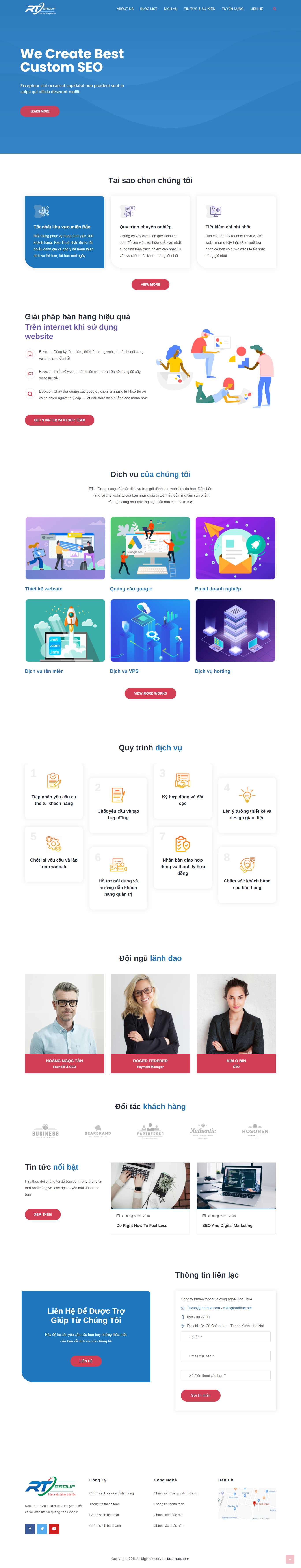 Thiết kế Web raothue raothue.com