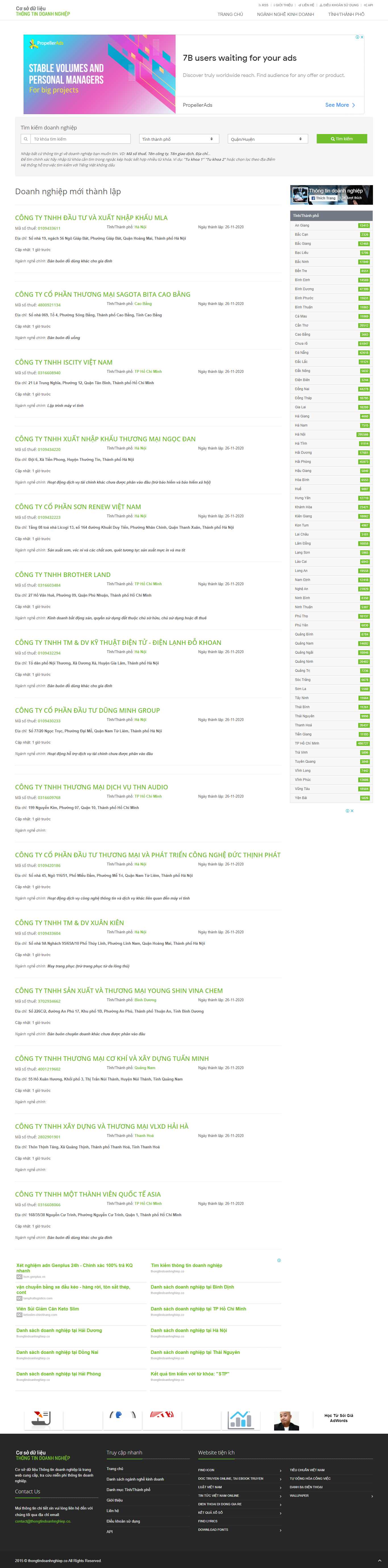 Thiết kế Web raothue thongtindoanhnghiep.co