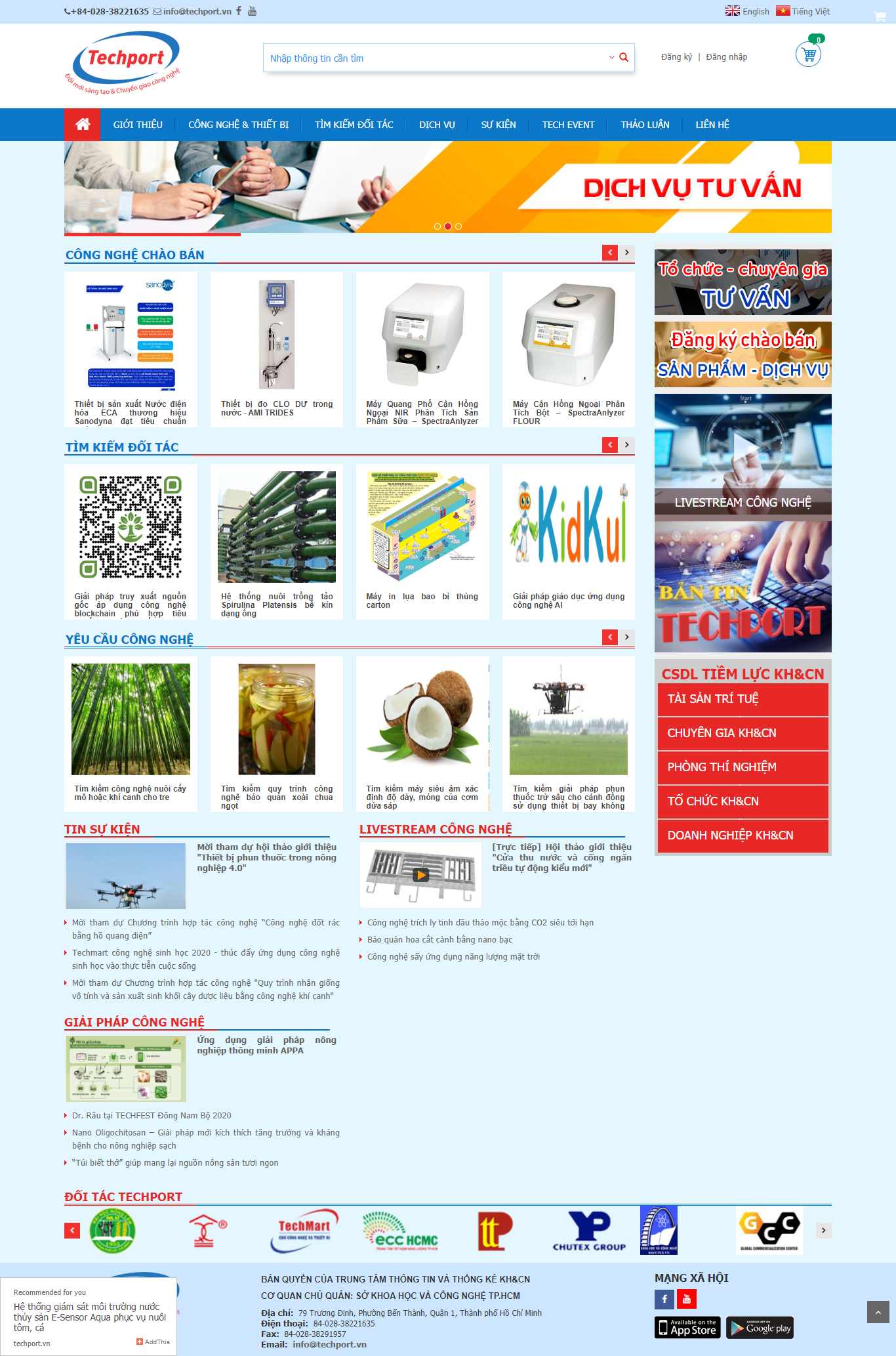 Thiết kế Web sapo techport.vn